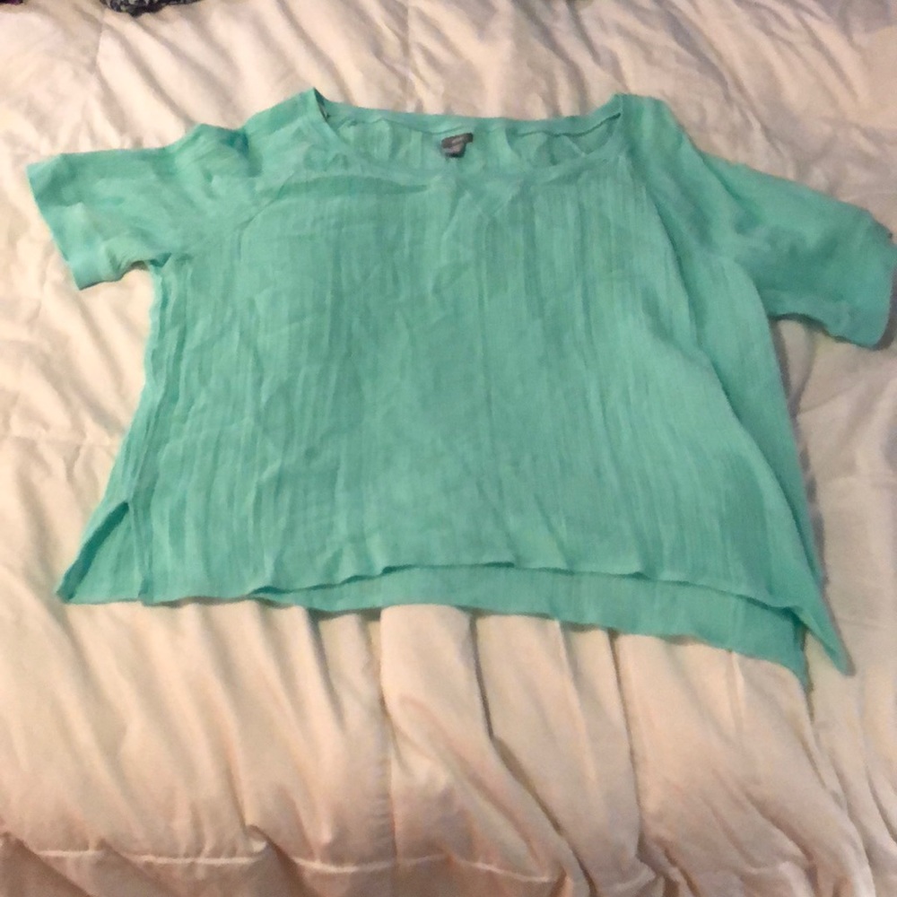 Cotton Elbow Sleeve Aerie Tee Size XL